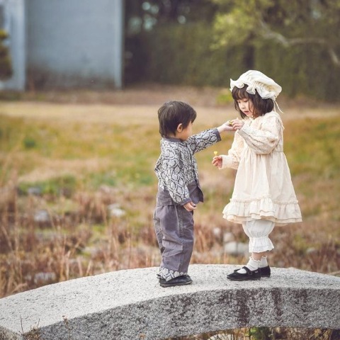 ベビー　ワンピース（80～95cm・アンティーク）