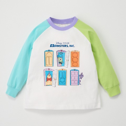 キッズ　長袖Tシャツ（100～120cm・futafuta/Disney）