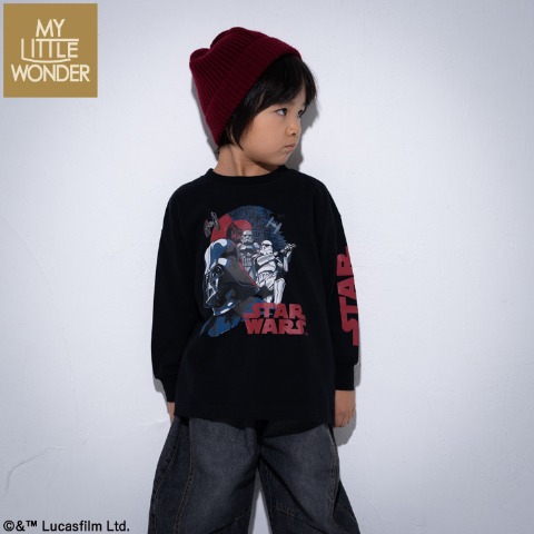キッズ　長袖Ｔシャツ（100～120cm・MY LITTLE WONDER/STAR WARS）