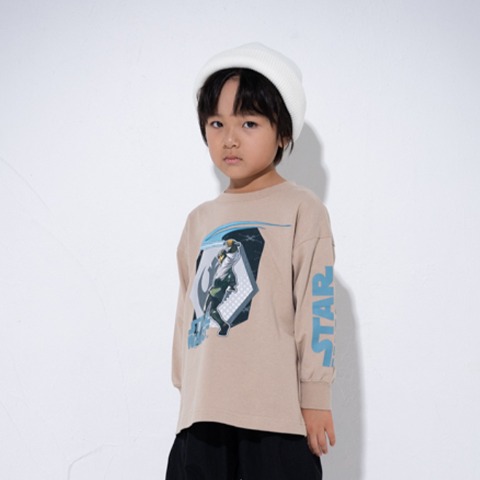 キッズ　長袖Ｔシャツ（100～120cm・MY LITTLE WONDER/STAR WARS）