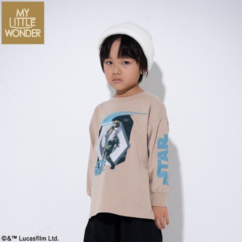 キッズ　長袖Ｔシャツ（100～120cm・MY LITTLE WONDER/STAR WARS）