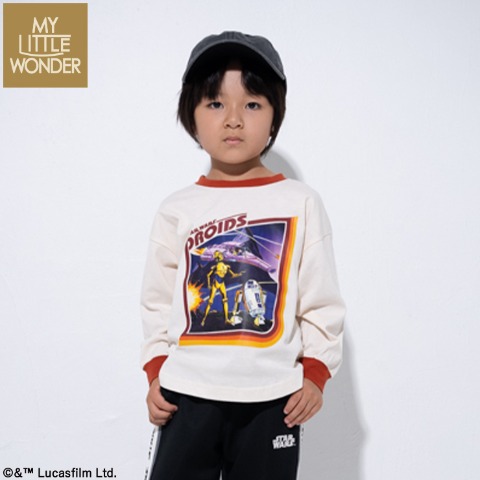 キッズ　長袖Ｔシャツ（100～120cm・MY LITTLE WONDER/STAR WARS）
