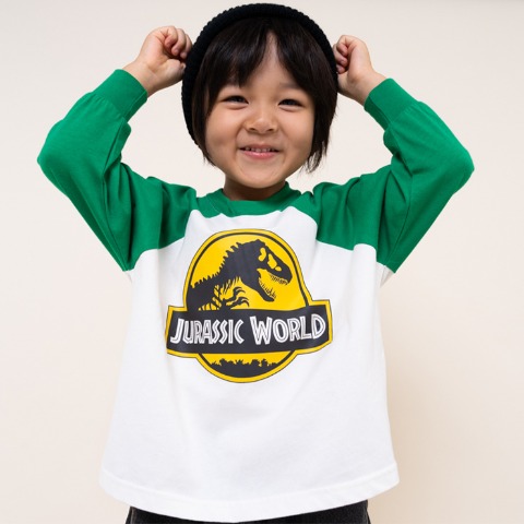 キッズ　長袖Ｔシャツ（100～120cm・MY LITTLE WONDER/ジュラシック）