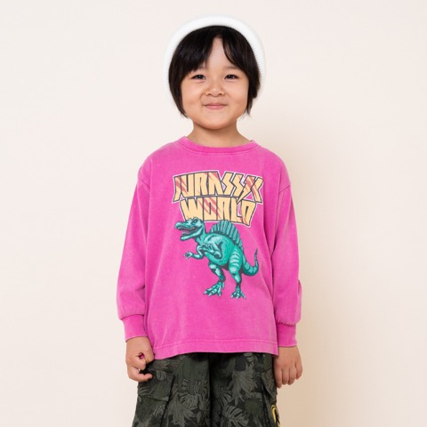 キッズ　長袖Ｔシャツ（100～120cm・MY LITTLE WONDER/ジュラシック）