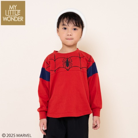キッズ　長袖Tシャツ（100～120cm・MY LITTLE WONDER/MARVEL）