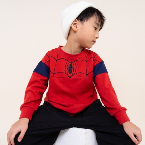 キッズ　長袖Tシャツ（100～120cm・MY LITTLE WONDER/MARVEL）