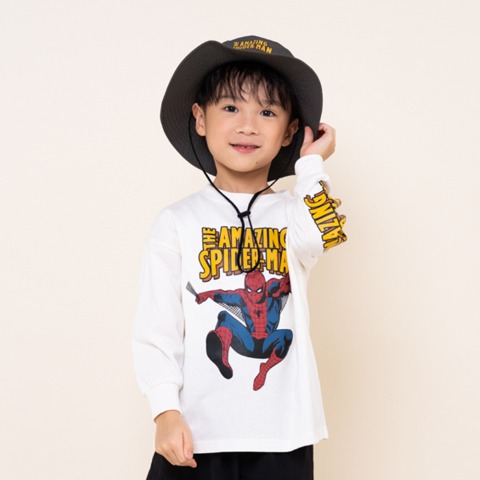 キッズ　長袖Tシャツ（100～120cm・MY LITTLE WONDER/MARVEL）