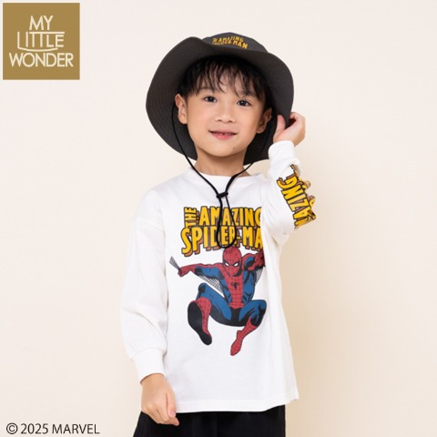 キッズ　長袖Tシャツ（100～120cm・MY LITTLE WONDER/MARVEL）