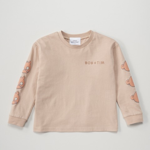 キッズ　長袖Tシャツ （100～120cm・ミニオンズ）