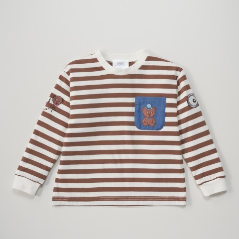 キッズ　長袖Tシャツ （100～120cm・ミニオンズ）