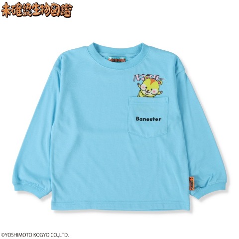 キッズ　長袖Tシャツ（100～120cm・未確認生物図鑑）