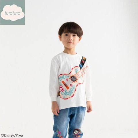 キッズ　長袖Tシャツ（100～120cm・futafuta/Disney）
