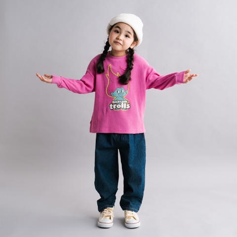 キッズ　長袖Ｔシャツ（100～120cm・MY LITTLE WONDER/トロールズ）