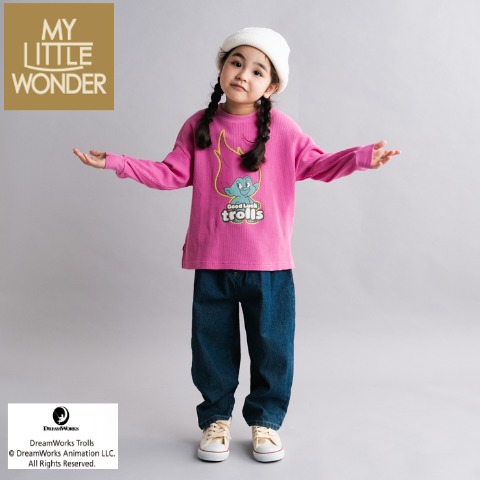 キッズ　長袖Ｔシャツ（100～120cm・MY LITTLE WONDER/トロールズ）