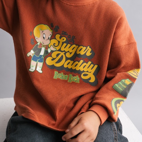 キッズ　長袖Ｔシャツ（100～120cm・MY LITTLE WONDER/リッチーリッチ）