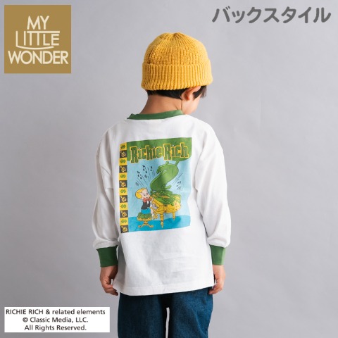 キッズ　長袖Ｔシャツ（100～120cm・MY LITTLE WONDER/リッチーリッチ）