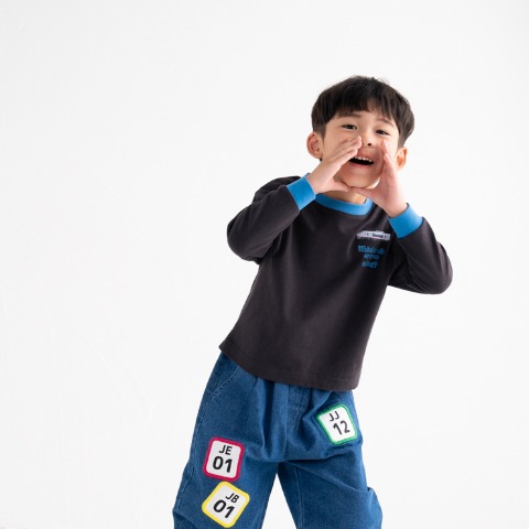 キッズ　長袖Ｔシャツ（100～120cm・JR東日本商品化許諾済）