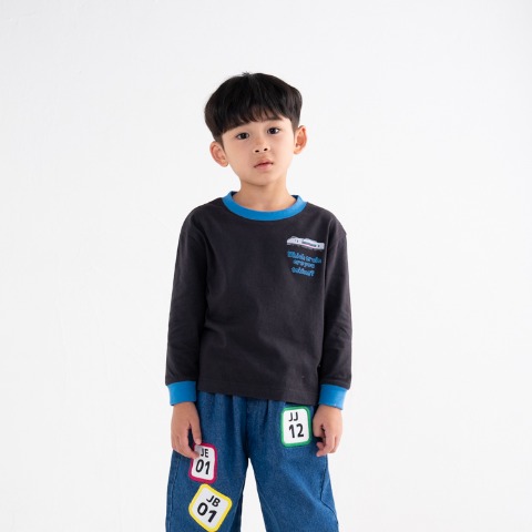 キッズ　長袖Ｔシャツ（100～120cm・JR東日本商品化許諾済）