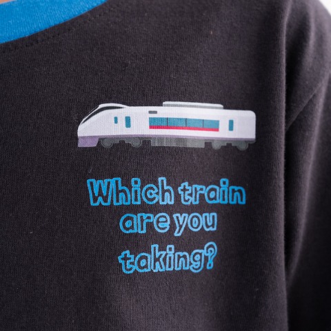 キッズ　長袖Ｔシャツ（100～120cm・JR東日本商品化許諾済）