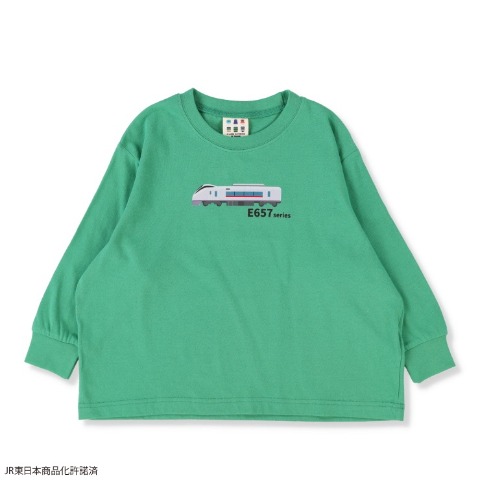キッズ　長袖Ｔシャツ（100～120cm・JR東日本商品化許諾済）