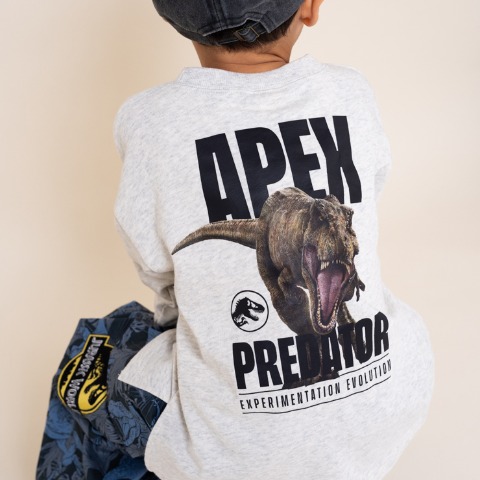 キッズ　長袖Tシャツ（100～120cm・MY LITTLE WONDER/ジュラシック）