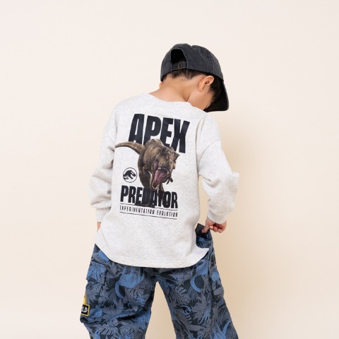 キッズ　長袖Tシャツ（100～120cm・MY LITTLE WONDER/ジュラシック）