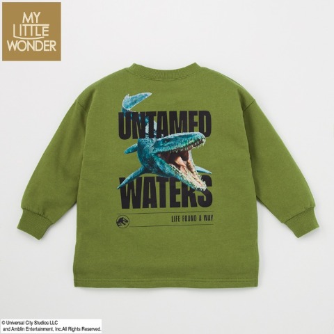 キッズ　長袖Tシャツ（100～120cm・MY LITTLE WONDER/ジュラシック）