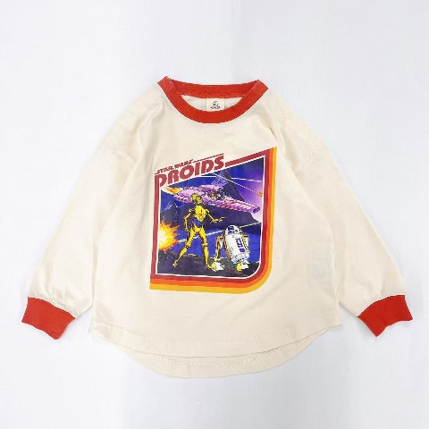 キッズ　長袖Tシャツ（100～120cm・MYLITTLEWONDER/STARWARS）