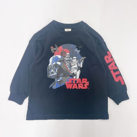 キッズ　長袖Tシャツ（100～120cm・MYLITTLEWONDER/STARWARS）