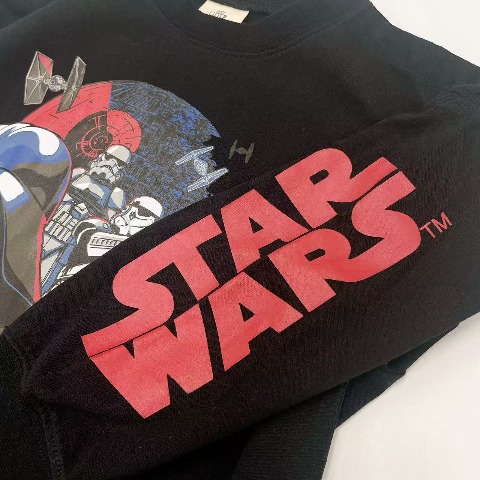 キッズ　長袖Tシャツ（100～120cm・MYLITTLEWONDER/STARWARS）