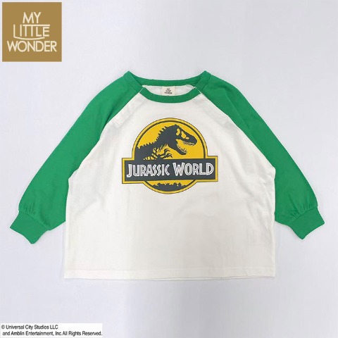 キッズ　長袖Tシャツ（100～120cm・MYLITTLEWONDER/ジュラシック）