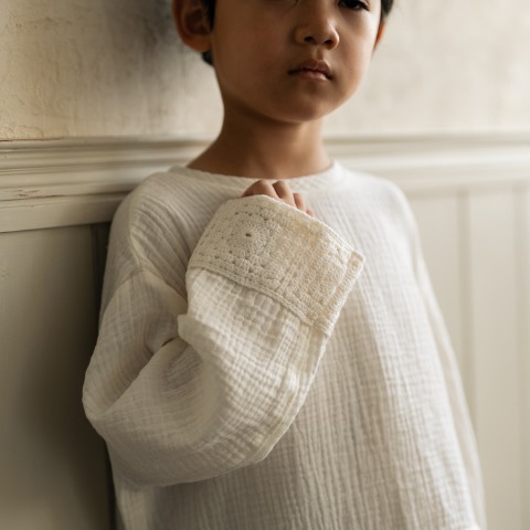 キッズ　長袖Tシャツ（100～120cm・tete a tete）