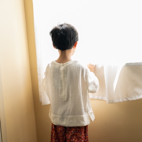 キッズ　長袖Tシャツ（100～120cm・tete a tete）