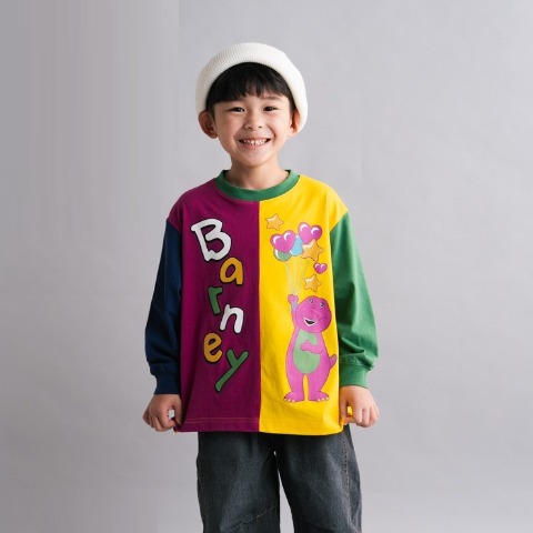 キッズ　長袖Tシャツ（100～120cm・MY LITTLE WONDER/バーニー）