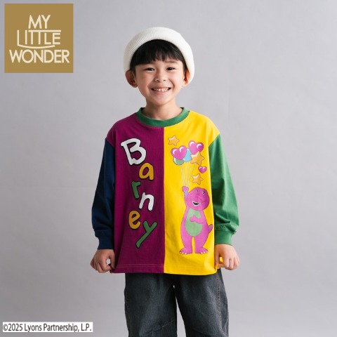 キッズ　長袖Tシャツ（100～120cm・MY LITTLE WONDER/バーニー）
