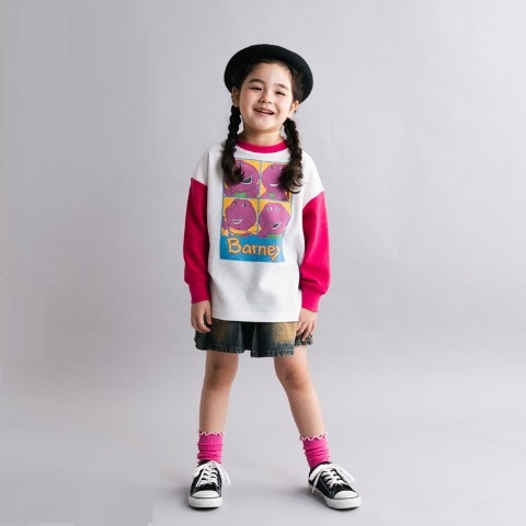キッズ　長袖Tシャツ（100～120cm・MY LITTLE WONDER/バーニー）