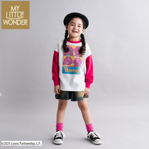 キッズ　長袖Tシャツ（100～120cm・MY LITTLE WONDER/バーニー）