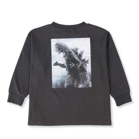 キッズ　長袖Tシャツ（100～120cm・ゴジラ）
