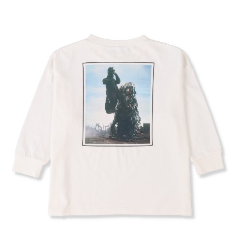 キッズ　長袖Tシャツ（100～120cm・ゴジラ）