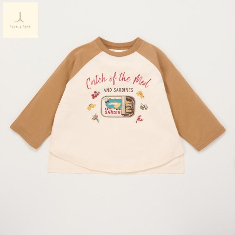 キッズ　長袖Ｔシャツ（100～120cm・tete a tete）