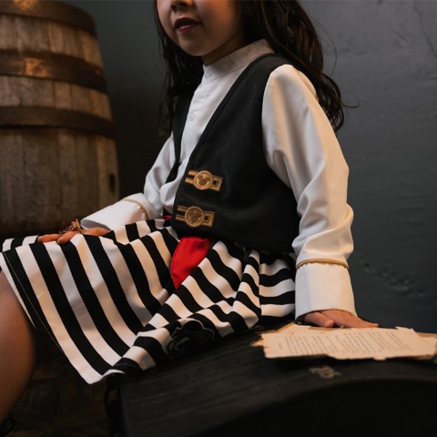 キッズ　バンダナ+長袖Ｔシャツ（100～120cm・futafuta/Disney）