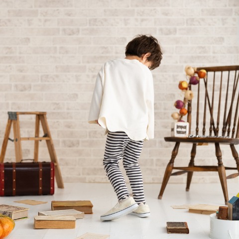 キッズ　長袖Tシャツ（100～120cm・tete a tete）