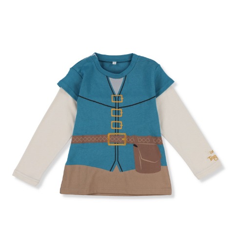 キッズ　肩開き長袖Ｔシャツ（100cm～120cm・DISNEY/ユニバーサルデザイン）