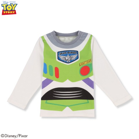 キッズ　肩開き長袖Ｔシャツ（100cm～120cm・DISNEY/ユニバーサルデザイン）
