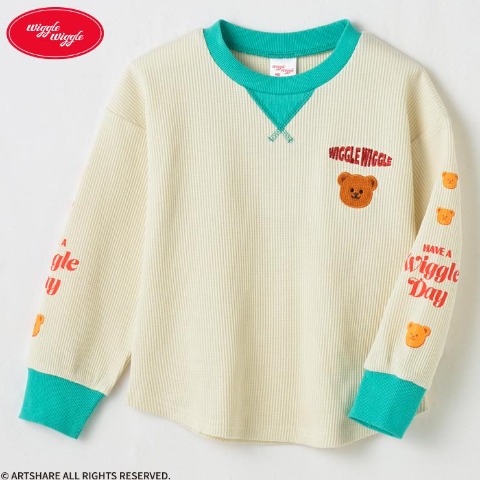 キッズ　長袖Tシャツ（100～120cm・wiggle wiggle）