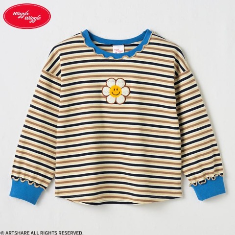 キッズ　長袖Tシャツ（100～120cm・wiggle wiggle）