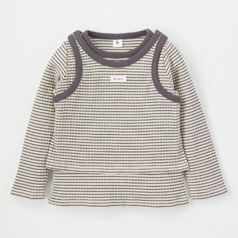 キッズ　Tシャツ+タンクトップ（100～120cm・&mignon）