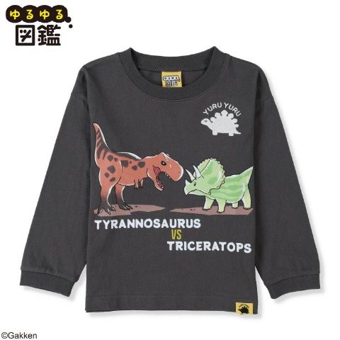 キッズ　Ｔシャツ（100～120cm・ゆるゆる図鑑)