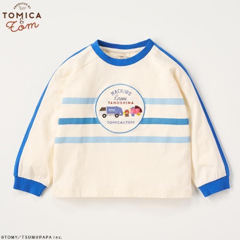 キッズ　Tシャツ（100～120cm・トミカとトム)