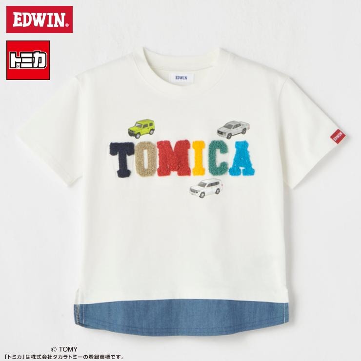 キッズ 半袖Tシャツ（100～120cm・EDWIN・TOMICA） | バースデイ